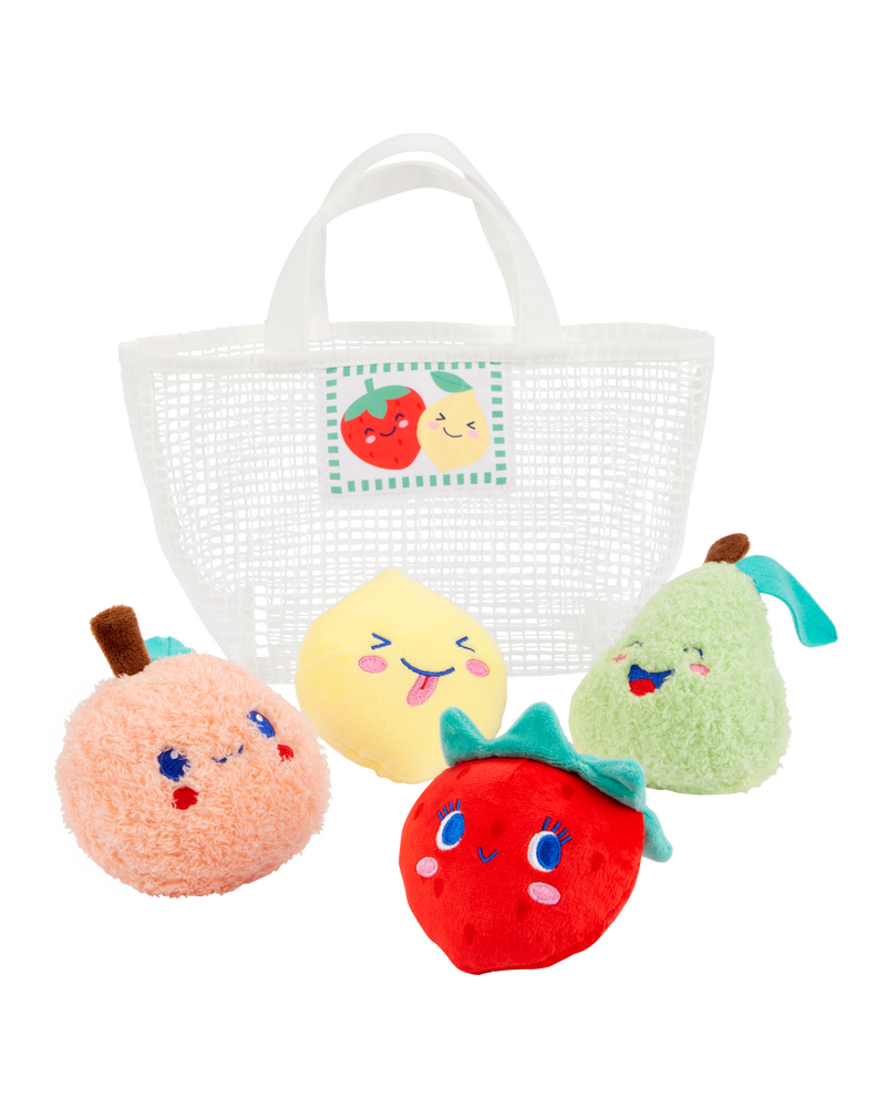 Baby Farmer's Market Fruit Plush Activity Set, image 1 of 2 slides