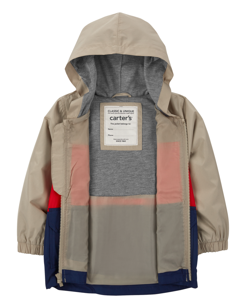 Baby Colorblock Rain Jacket, image 2 of 3 slides