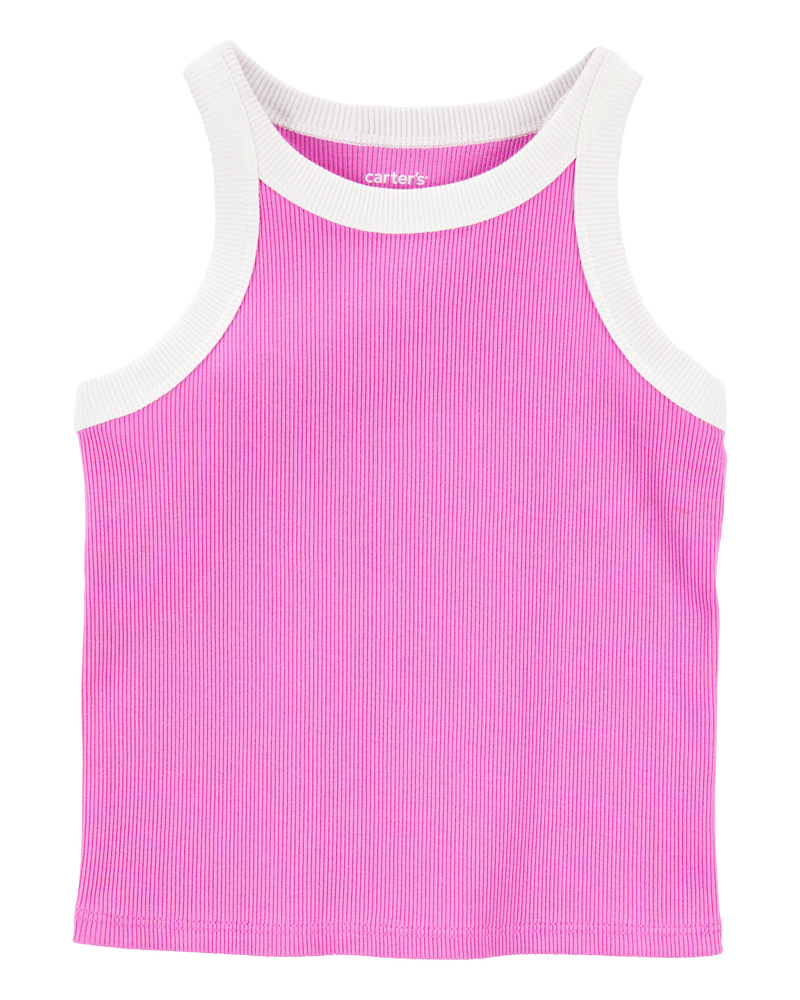 Toddler 2-Piece Ribbed Double Dutch Tank & Active Skort Set - Pink, image 3 of 8 slides