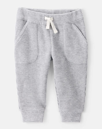 Baby 3-Piece Thermal Bear Little Cardigan Set - Grey/Black, 