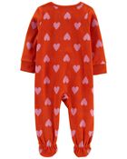 Baby 2-Pack 1-Piece Fleece Footie Pajamas, image 3 of 4 slides