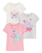 Toddler 3-Pack Graphic Tees, image 1 of 7 slides