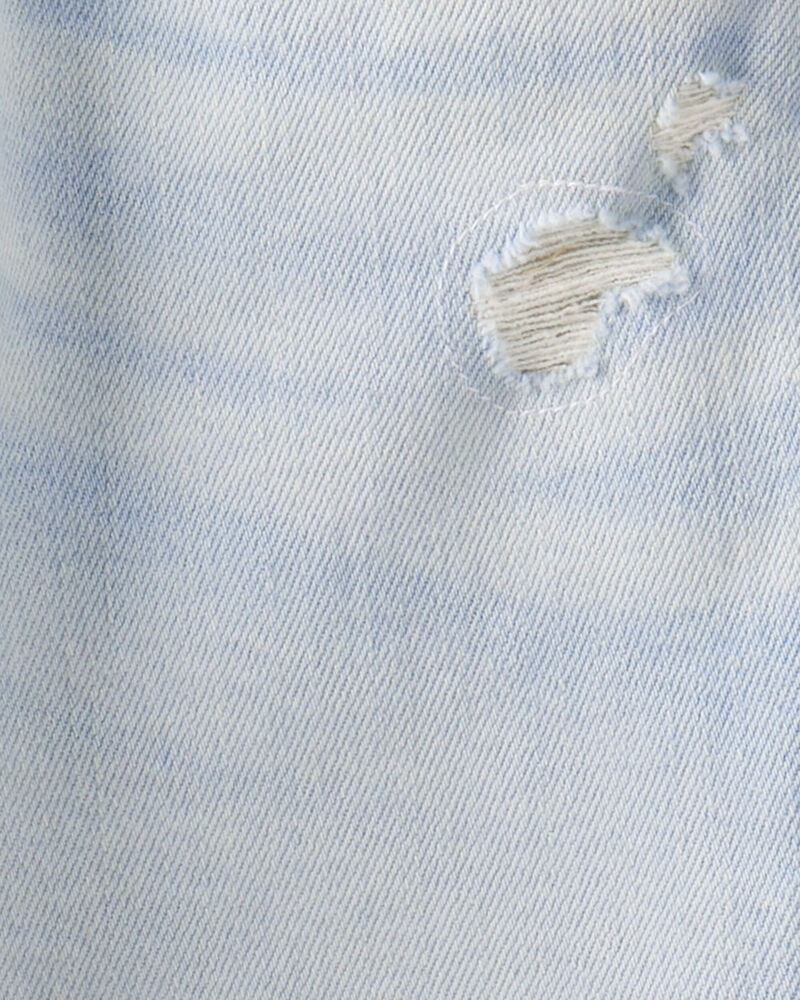 Kid High Rise Baggy Wide Leg Jeans - Lily Light Denim Wash, image 4 of 5 slides