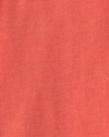 Toddler Solid Pocket T-Shirt - Orange, 