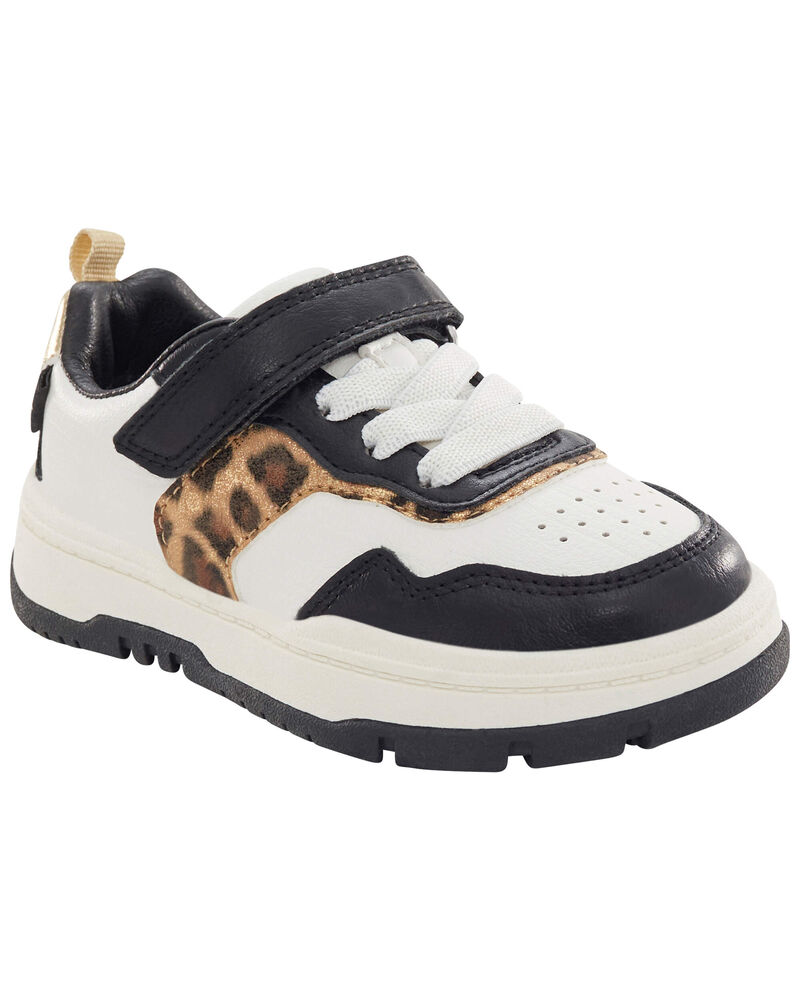 Toddler Cheetah Slip-On Fashion Sneakers, image 1 of 7 slides