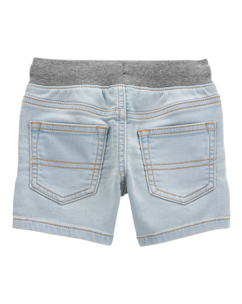 Baby Pull-On Denim Short - Light Blue Wash, 