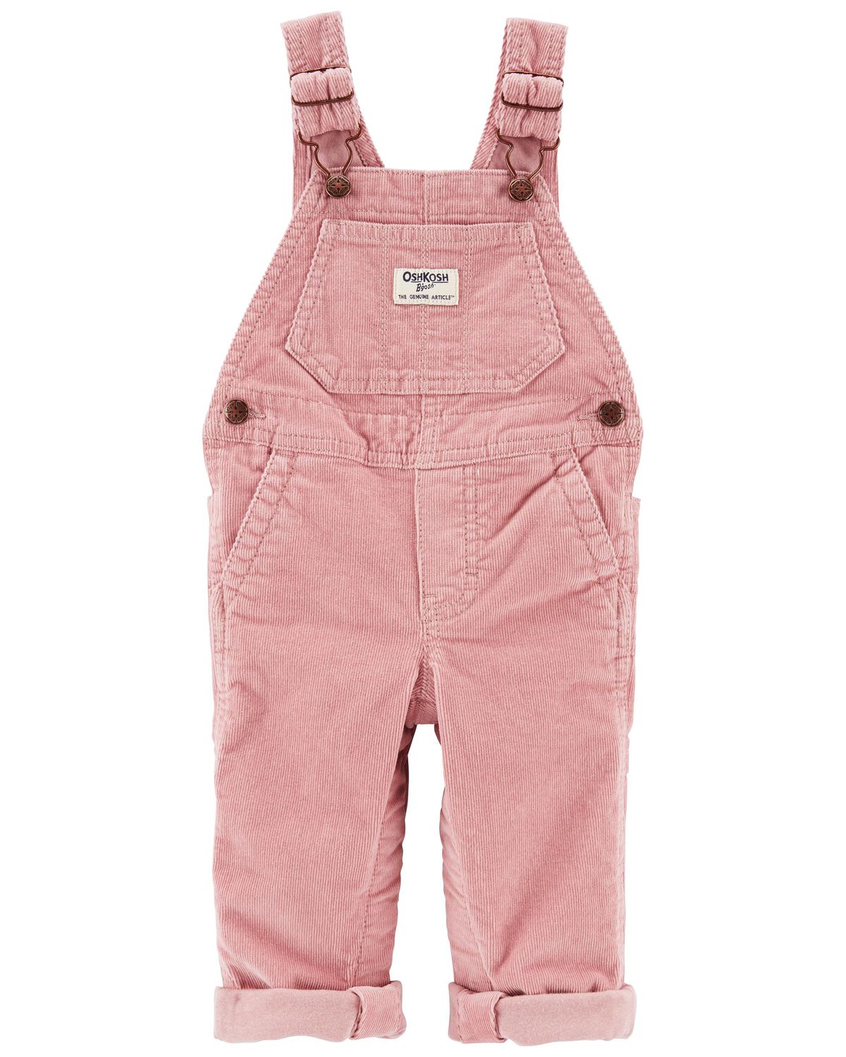 Pink Baby Corduroy Pink Overalls