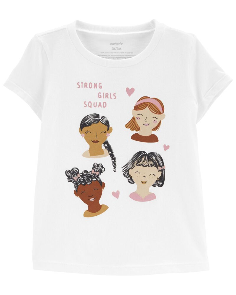 Toddler Strong Girls Squad Graphic Tee, image 1 of 2 slides