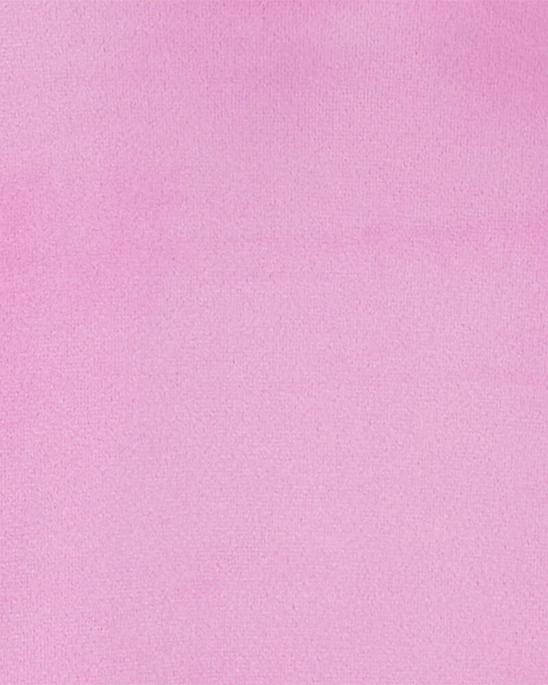 Kid Cropped Velour Hoodie, image 2 of 3 slides