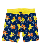 Kid 2-Piece Pokémon Pikachu Rashguard & Swim Trunk Set, image 5 of 6 slides
