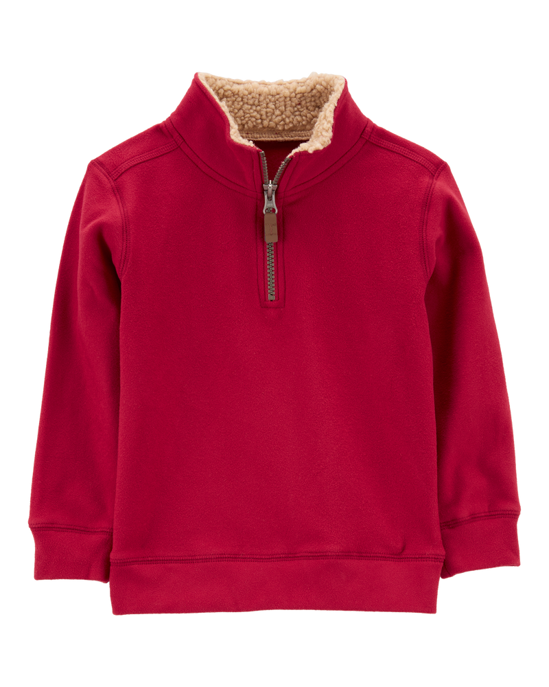 Toddler Half-Zip Pullover Sweater, image 1 of 3 slides