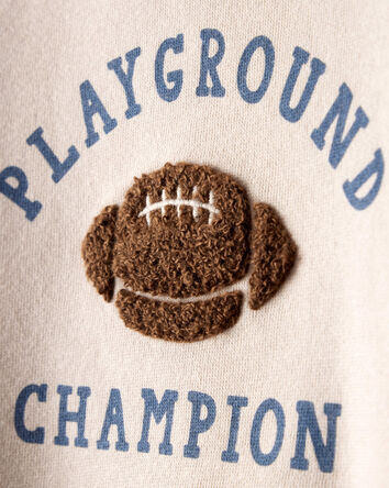 Baby Boy Football Long-Sleeve Tee & Pant Set, 
