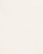 Baby 5-Pack Striped Birds Short-Sleeve Cotton Bodysuits - Ivory, image 6 of 7 slides