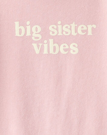Toddler Girl Big Sister Long-Sleeve Graphic Tee - Pink, 
