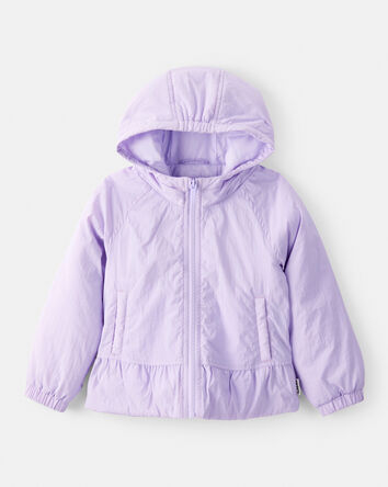 Toddler Girl Long-Sleeve Midweight Jacket - Purple, 