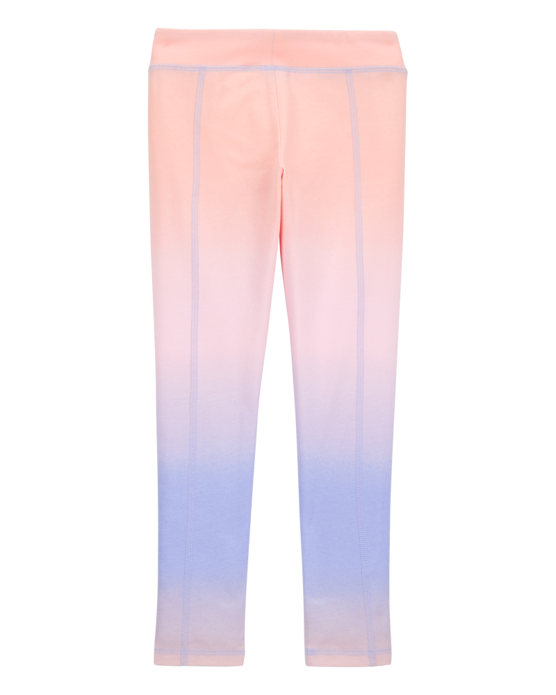 Kid High-Rise Ombre Leggings - Pink/Purple, image 2 of 4 slides