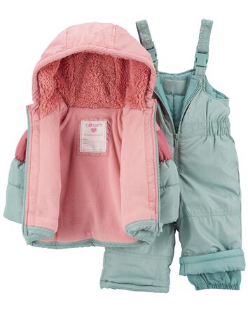 Baby 2-Piece Colorblock Snowsuit, 