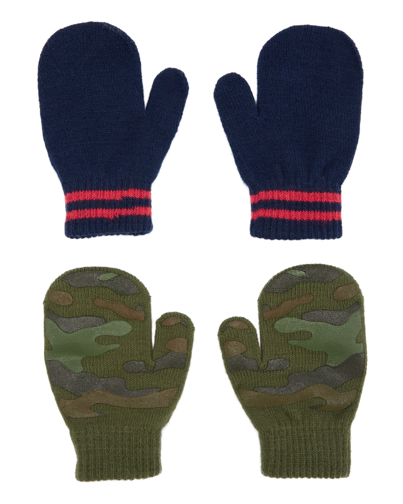 Toddler 2-Pack Gripper Mittens, image 1 of 3 slides