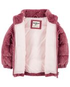 Toddler Heavyweight Corduroy Puffer Jacket, image 2 of 3 slides