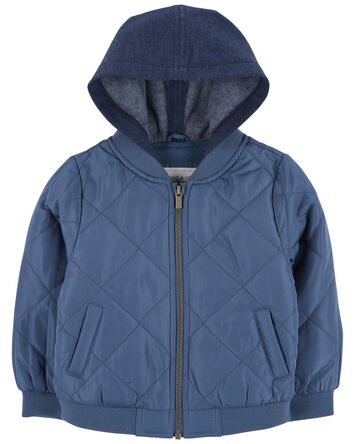 Toddler Quilted Bomber Jacket, 