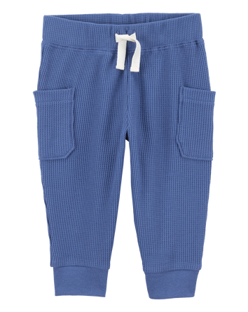 Baby 2-Piece Short-Sleeve Bodysuit Pant Set - Blue, 