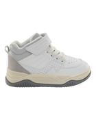 Toddler Casual Easy On High-Top Sneakers - Grey, image 2 of 7 slides