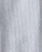 Baby Striped Organic Cotton Coat Style One Piece, image 3 of 4 slides