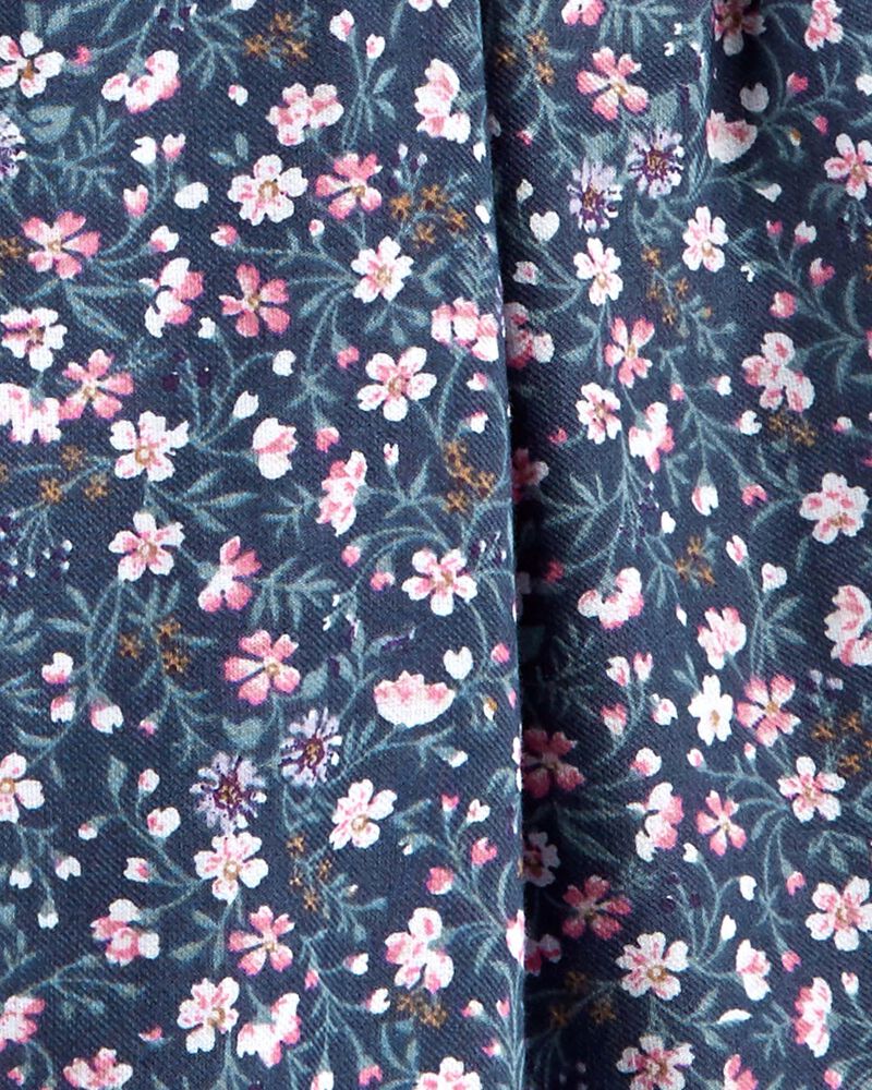 Baby Floral Print Smocked Dress, image 3 of 4 slides