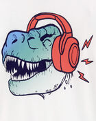 Toddler Music Dino Long-Sleeve Graphic Tee, image 2 of 3 slides