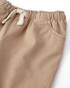 Toddler Organic Cotton Pants in Toasty Hazelnut, image 3 of 5 slides