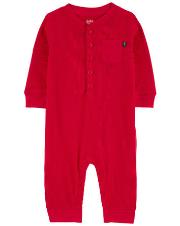 Baby B'Jolly Waffle Knit Jumpsuit, 