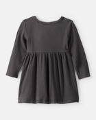 Baby Girl Long-Sleeve Dress - Black, image 2 of 4 slides