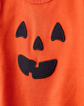 Baby Halloween Pumpkin Jumpsuit - Orange, 