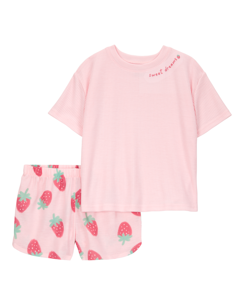 Kid 4-Piece Loose Fit Pajamas, image 2 of 8 slides