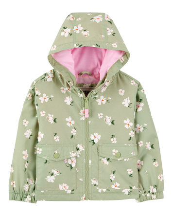 Baby Floral Windbreaker - Green, 