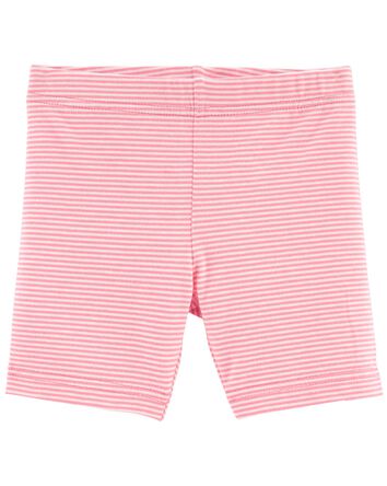 Toddler Striped Bike Shorts, 