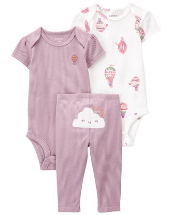 Baby 3-Piece Cloud Little Character Set, 