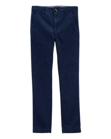 Kid Slim Tapered Chino Pants, 