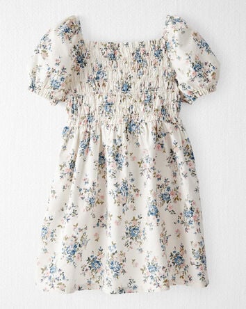Toddler Girl Floral-Print Dress Made with Organic Cotton, 