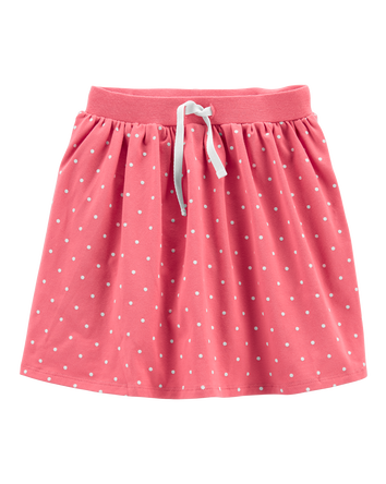 Kid Polka Dot Jersey Skort, 