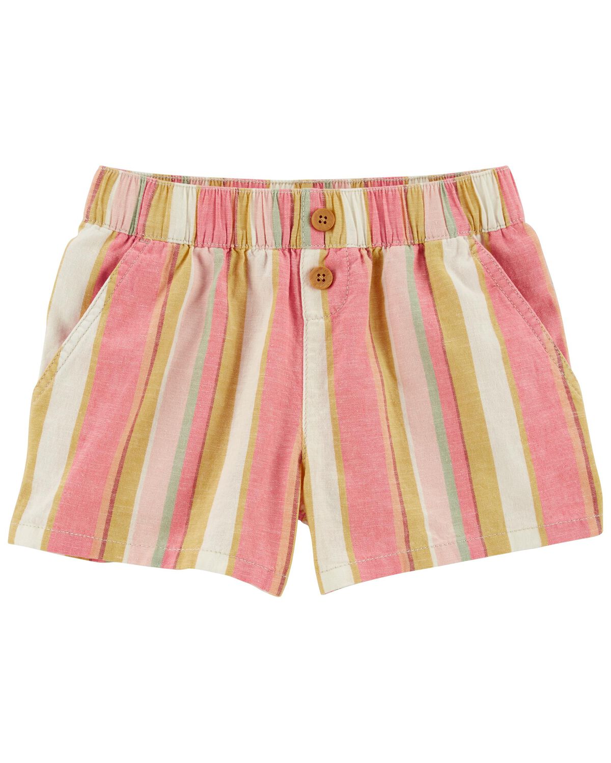 Multi Kid Striped Sun Shorts