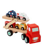 Toddler Wooden Rescue Car Carrier, image 1 of 2 slides