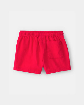 Toddler Boy Twill Shorts - Red, 