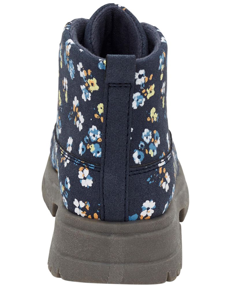 Toddler Floral-Print Fashion Boots, image 3 of 7 slides