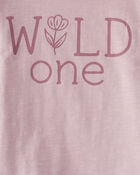 Toddler Organic Cotton Wild One Ruffle Tee, image 3 of 4 slides