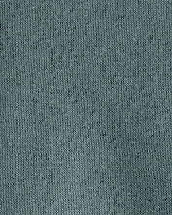 Toddler Boy Solid Fleece Long-Sleeve Sweatshirt - Green, 