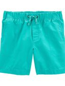 Turquoise - Kid Pull-On Terrain Shorts