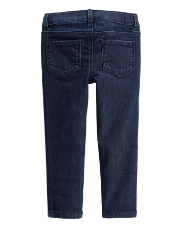 Baby Dark Blue Wash Skinny-Leg Jeans, 