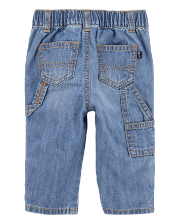 Baby Roll-Up Cuff Jeans - Blue, 
