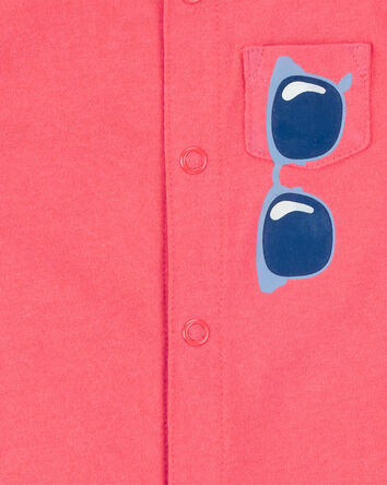 Baby Sunglasses Snap-Up Romper, 